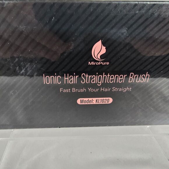 NEW MiroPure Ionic Hair Straightener Brush Model KL1020 - NIB - Picture 2 of 9